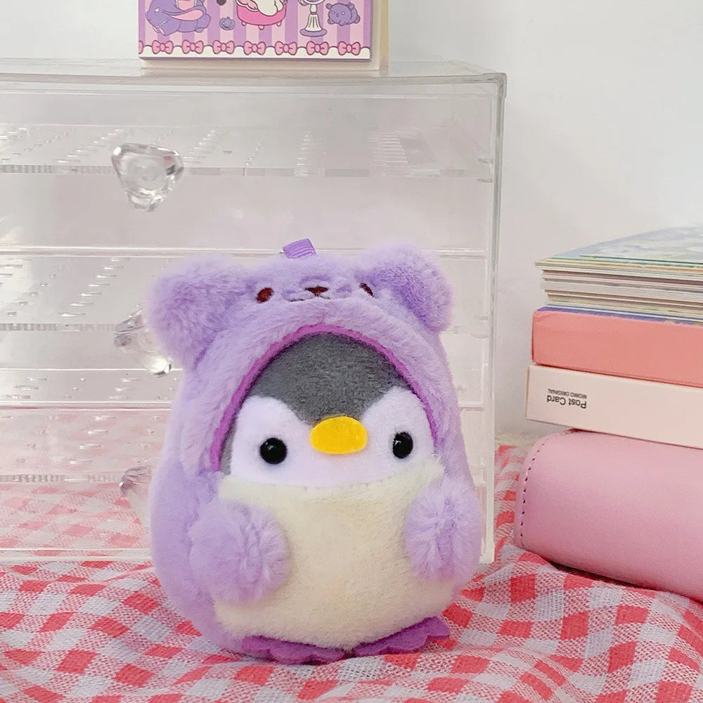 Soft Penguin Plush Keychain Cute Animal Accessory Charm Purple NALANI