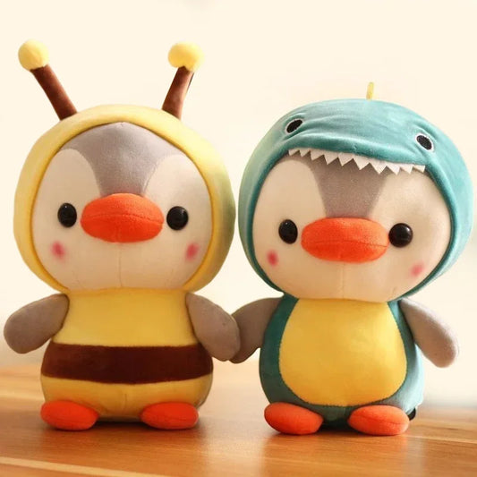 Transforming Plush Toy Penguin Dinosaur Frog Unicorn Bee NALANI