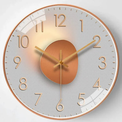 SilentTime Classic Style Digital Wall Clock for Home Décor G NALANI