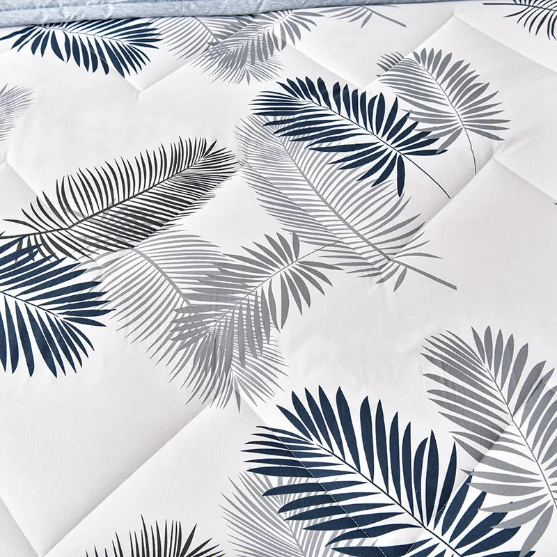 Cooling Plaid Cotton Lightweight Comforter For Sofa Bed NALANI