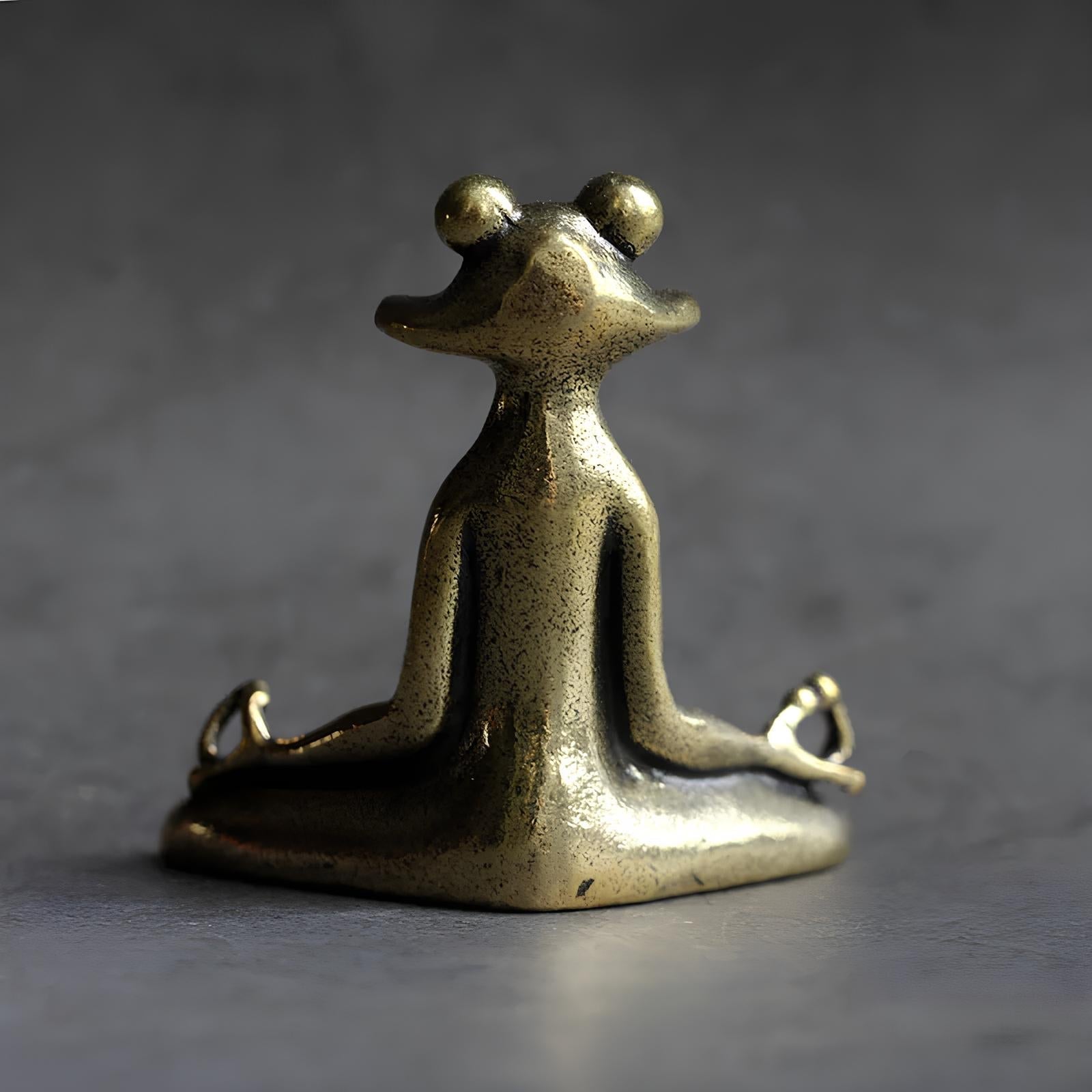 Meditating Frog Incense Holder for Zen Home Decor and Mindfulness NALANI