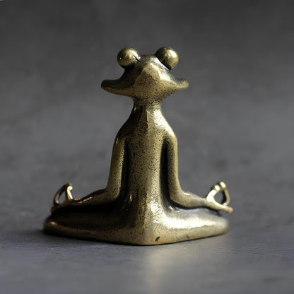 Meditating Frog Incense Holder for Zen Home Decor and Mindfulness NALANI