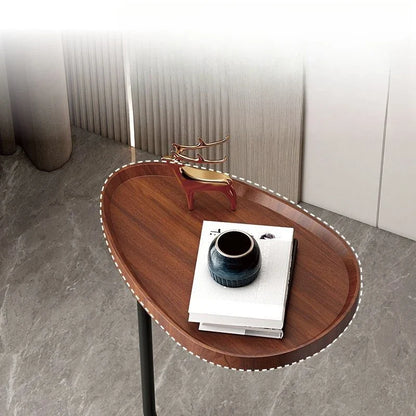 C Shaped Mobile Side Table For Sofa Or Bed In Small Spaces NALANI