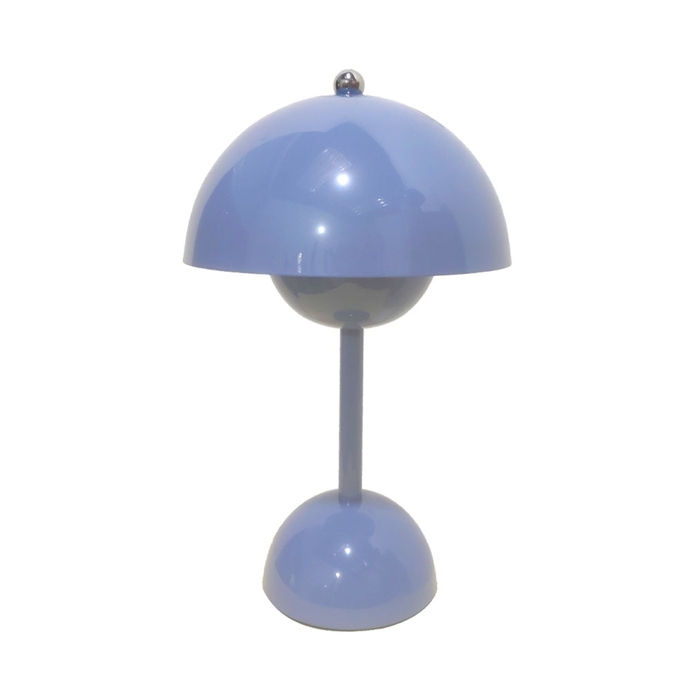 Bud LED Table Lamp for Home Decor with Modern Design and Warm Light Blue NALANI