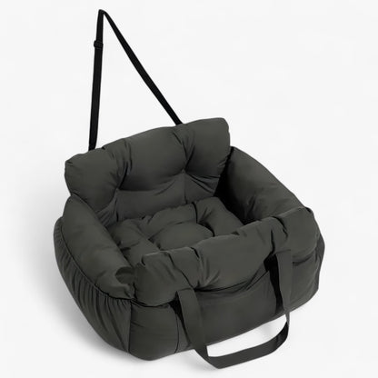 Durable Dog Car Bed For Safe Travel And Maximum Comfort Dark green NALANI