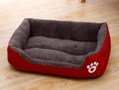 Colorful Comfortable Dog Bed For Pets Cozy Resting Spot Red NALANI