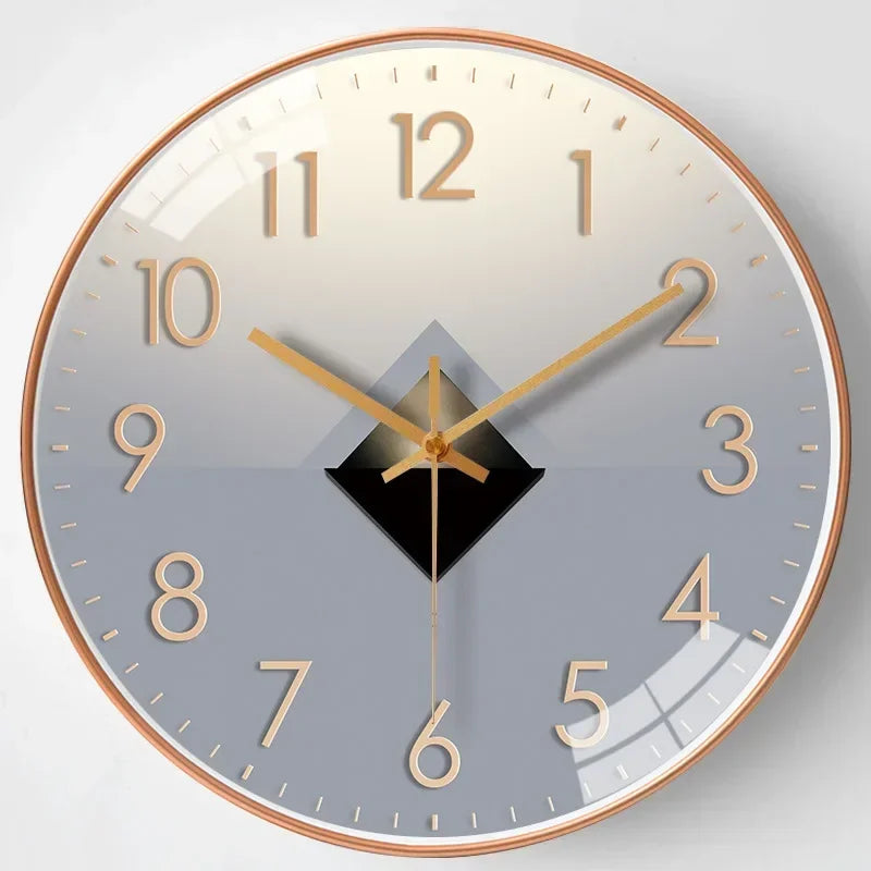 SilentTime Classic Style Digital Wall Clock for Home Décor B NALANI