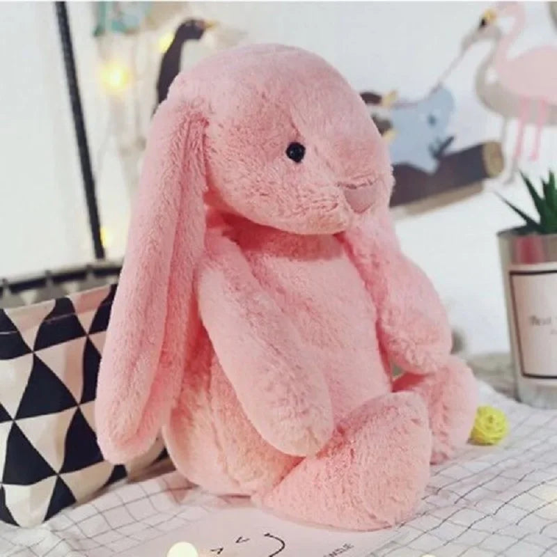 Soft Plush Bunny Toy For Kids Cute Cuddly Rabbit Friend Pink NALANI