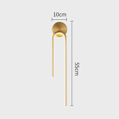 Modern LED Wall Lamps for Ambient Lighting in Any Room Gold left NaLani