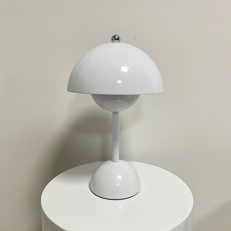 Bud LED Table Lamp for Home Decor with Modern Design and Warm Light White NALANI