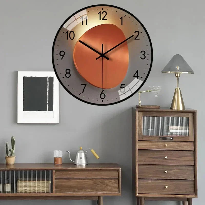 SilentTime Classic Style Digital Wall Clock for Home Décor NALANI