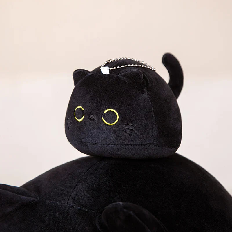 Adorable Black Cat Plush Keychain For Girls Toy Gift NALANI