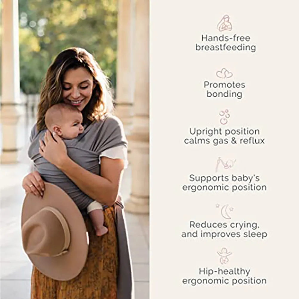 Stretchy Baby Wrap Carrier With Ergonomic Comfort Design NALANI