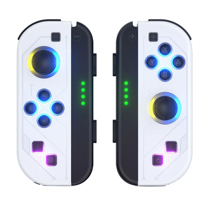 Wireless Bluetooth Gamepad With LED Lighting For Switch White LED NALANI