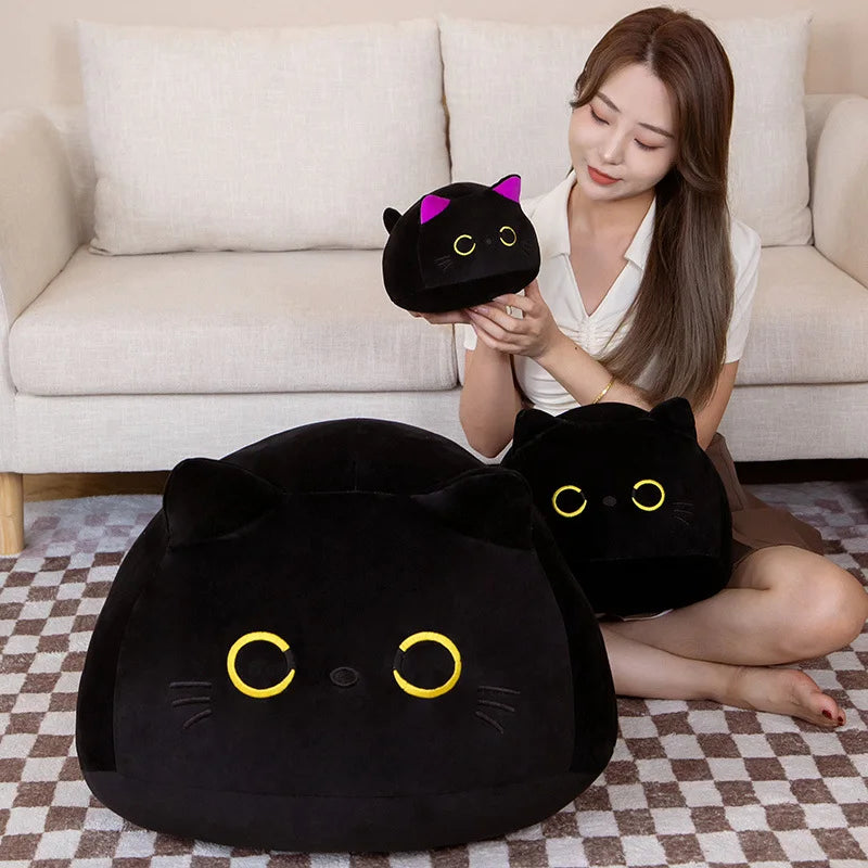 Adorable Black Cat Plush Keychain For Girls Toy Gift NALANI