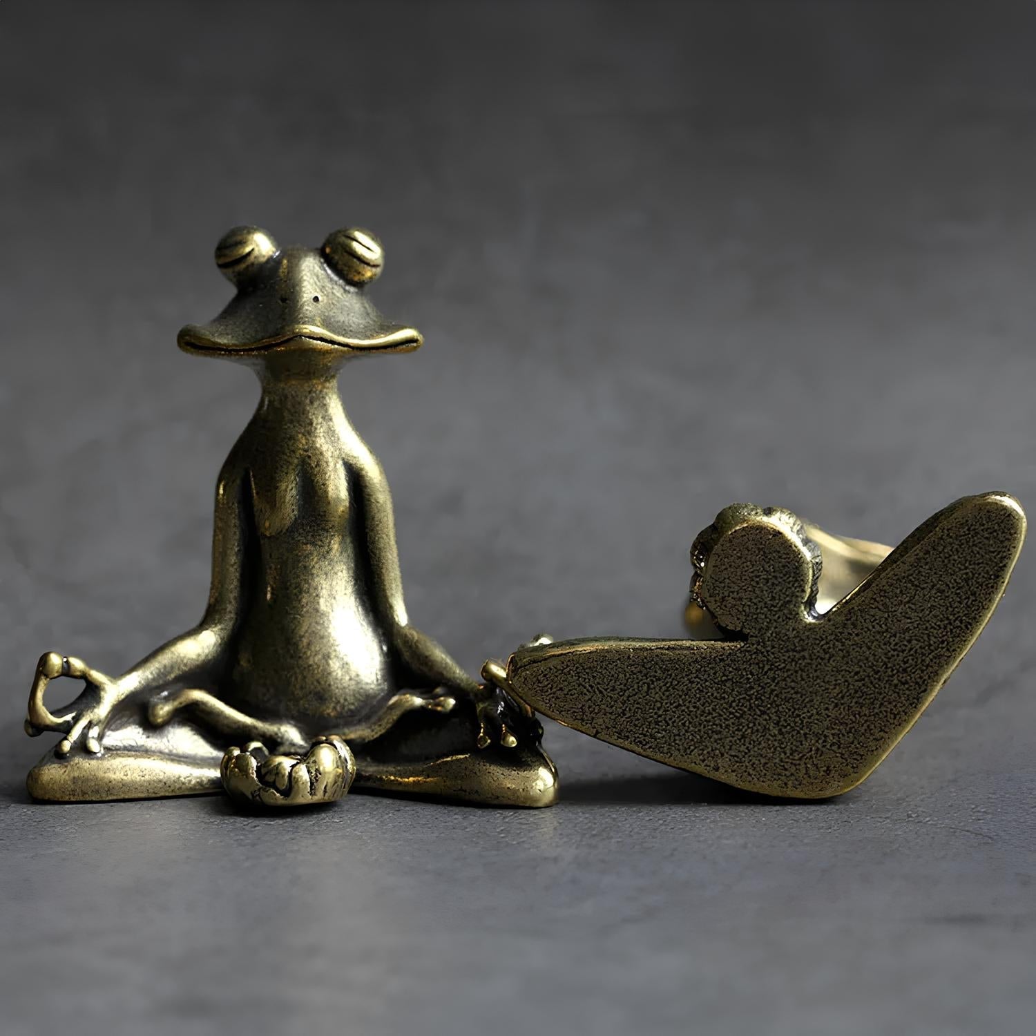 Meditating Frog Incense Holder for Zen Home Decor and Mindfulness NALANI