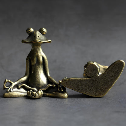 Meditating Frog Incense Holder for Zen Home Decor and Mindfulness NALANI