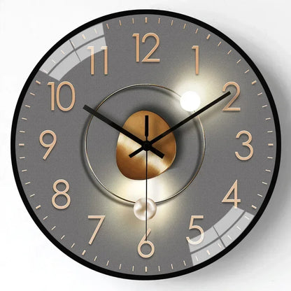 SilentTime Classic Style Digital Wall Clock for Home Décor H NALANI