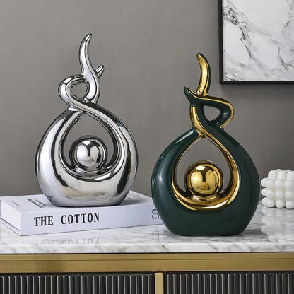 Modern Ceramic Sculpture for Stylish Home Decor and Aesthetic Appeal NaLani