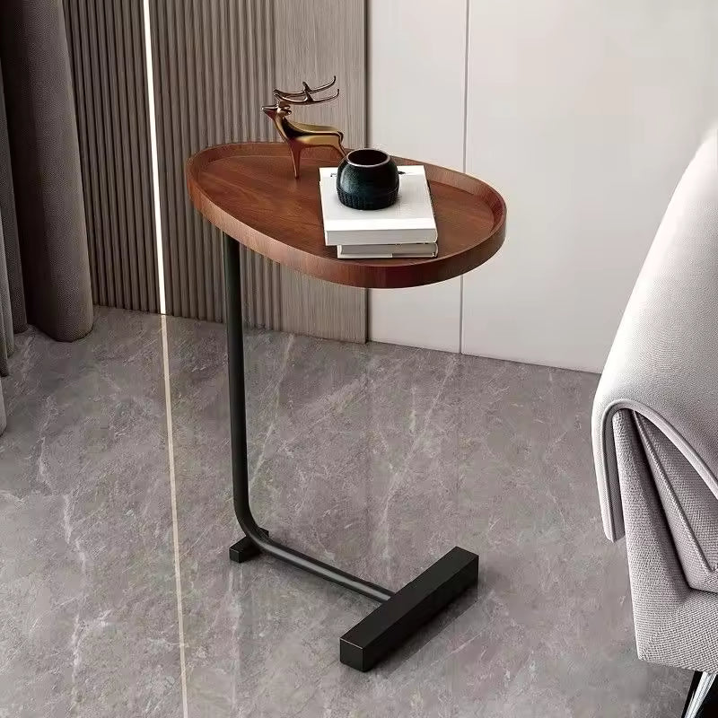 C Shaped Mobile Side Table For Sofa Or Bed In Small Spaces NALANI