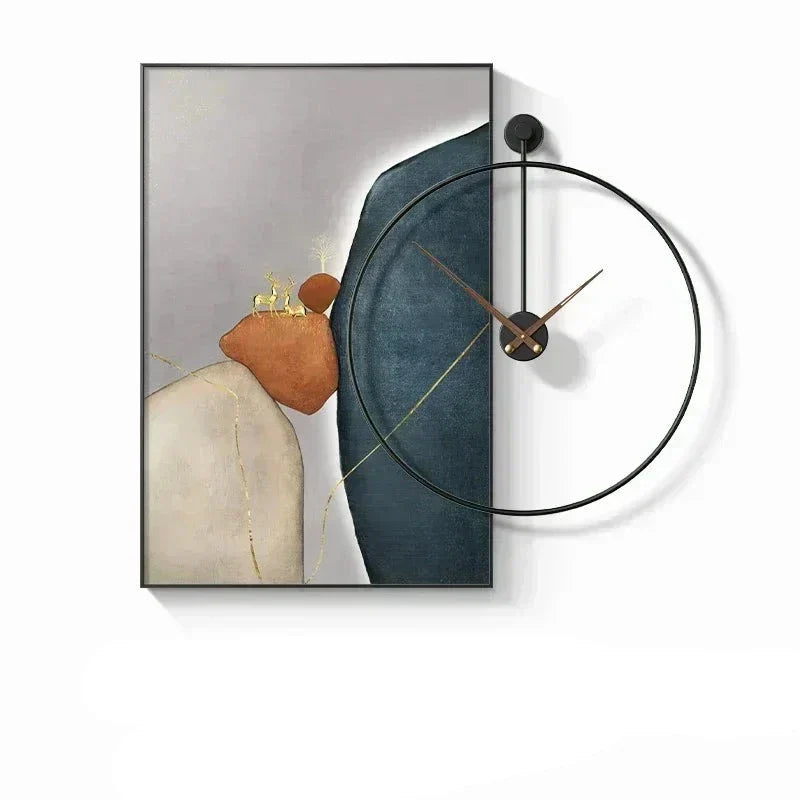 Modern Design Creative Wall Clock for Elegant Home Decor Type C NALANI