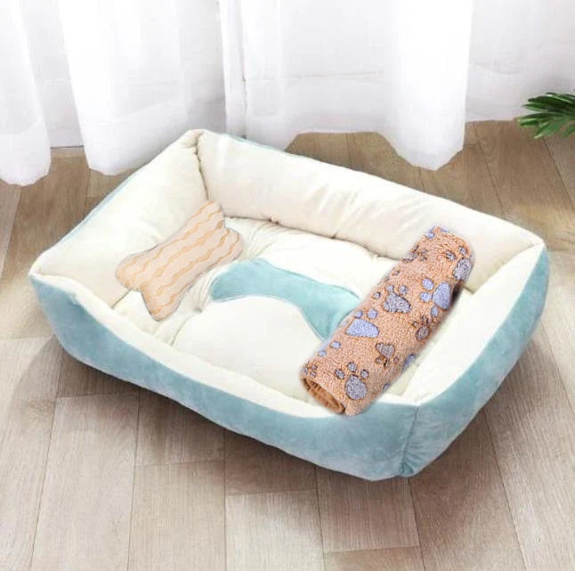 Colorful Comfortable Dog Bed For Pets Cozy Resting Spot NALANI