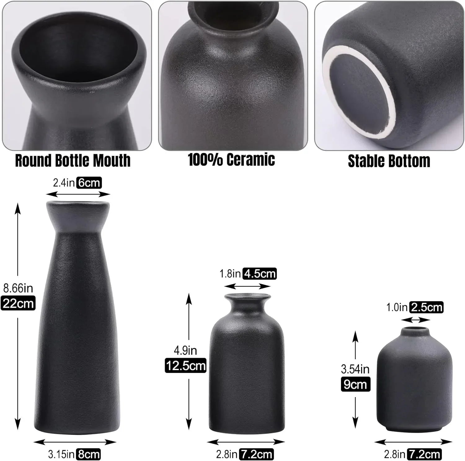 Modern Ceramic Flower Vase for Elegant Home Decor NaLani
