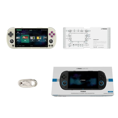 Portable Retro Game Console With HD Screen Built In Gray NALANI