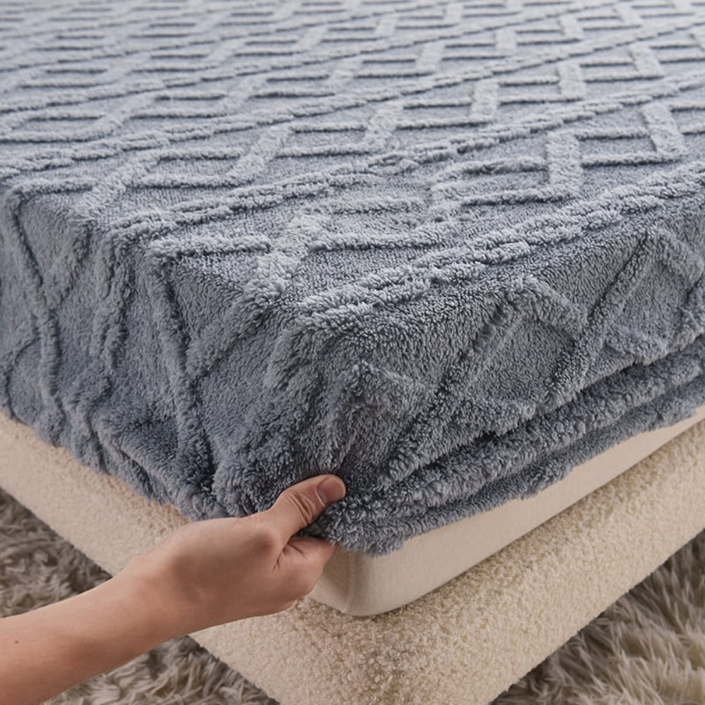 Luxurious Velvet Mattress Protector for Soft Comfort NALANI