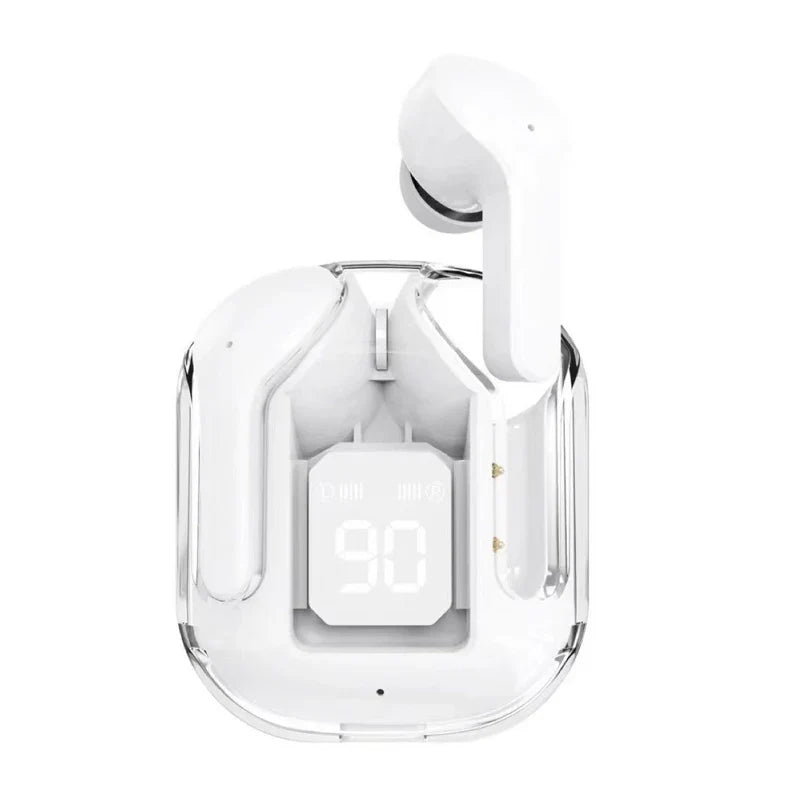 Wireless Bluetooth Earbuds Noise Cancelling Clear Sound White NALANI