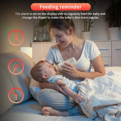 Wireless Baby Monitor With LCD Screen Temperature Tracking NALANI