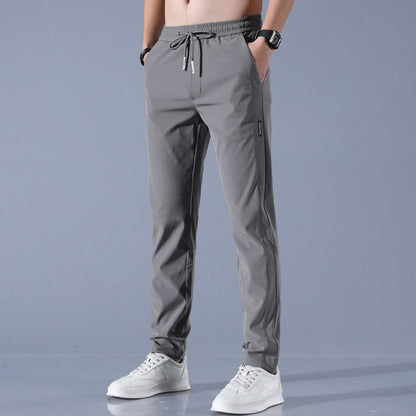 Mens Jogger Trousers Slim Tapered Fit Breathable Comfort