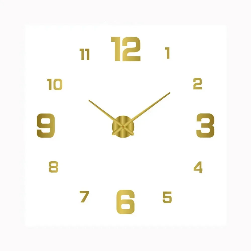 SilentTime Classic Style Digital Wall Clock for Home Décor C NALANI