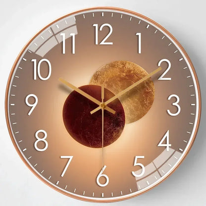 SilentTime Classic Style Digital Wall Clock for Home Décor F NALANI