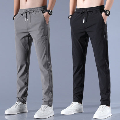 Mens Jogger Trousers Slim Tapered Fit Breathable Comfort