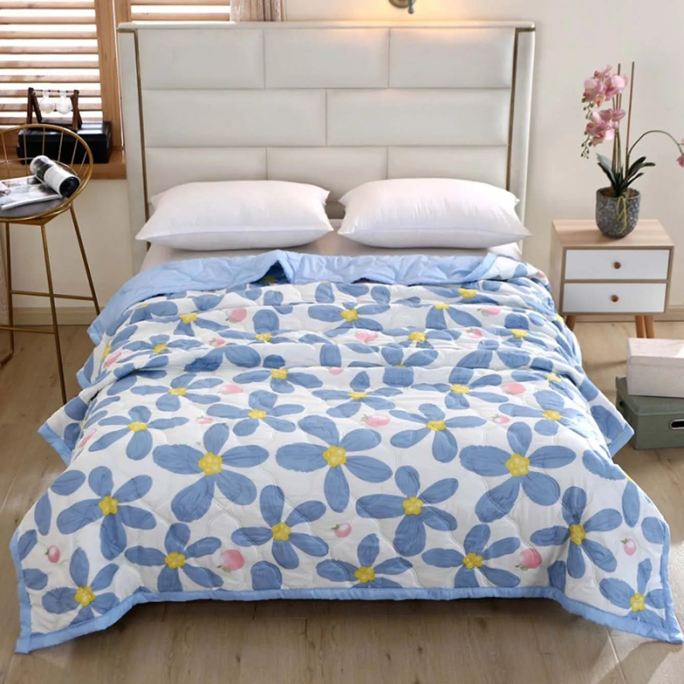 Woven Wool Printed Duvet Set Machine Washable Soft Comfort NALANI