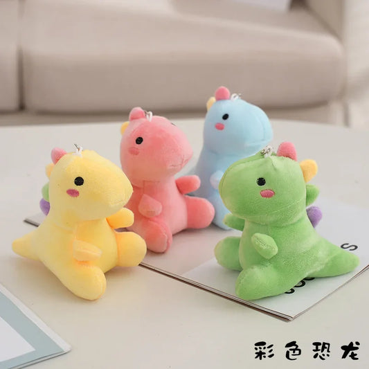 Fluffy Dino Plush Keychain For Kids Cute Dino Charm NALANI