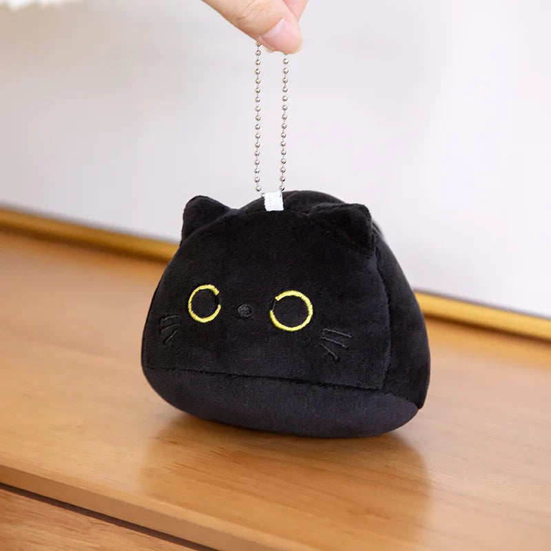 Adorable Black Cat Plush Keychain For Girls Toy Gift NALANI