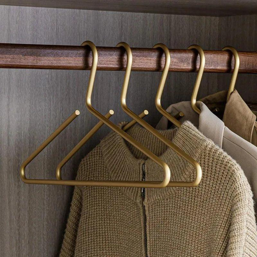Set Of 5 Clothes Hangers For Sleek Wardrobe Organization NALANI