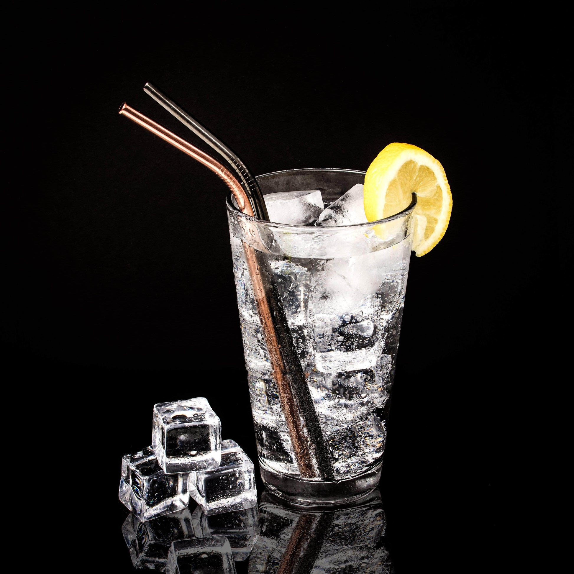 Eco Friendly Matte Metal Straws Set Reusable Kitchen NALANI