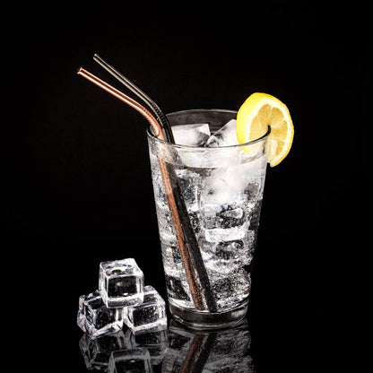 Eco Friendly Matte Metal Straws Set Reusable Kitchen NALANI