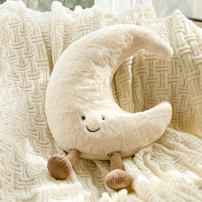 Sun And Moon Pillow For Cozy Home Decor And Sleep Ease Moon 48cm NALANI