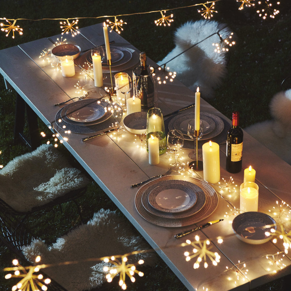 Copper Starburst String Lights For Elegant Home Decor NALANI