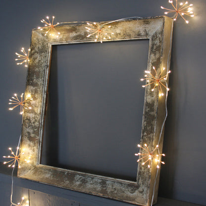 Copper Starburst String Lights For Elegant Home Decor Battery NALANI