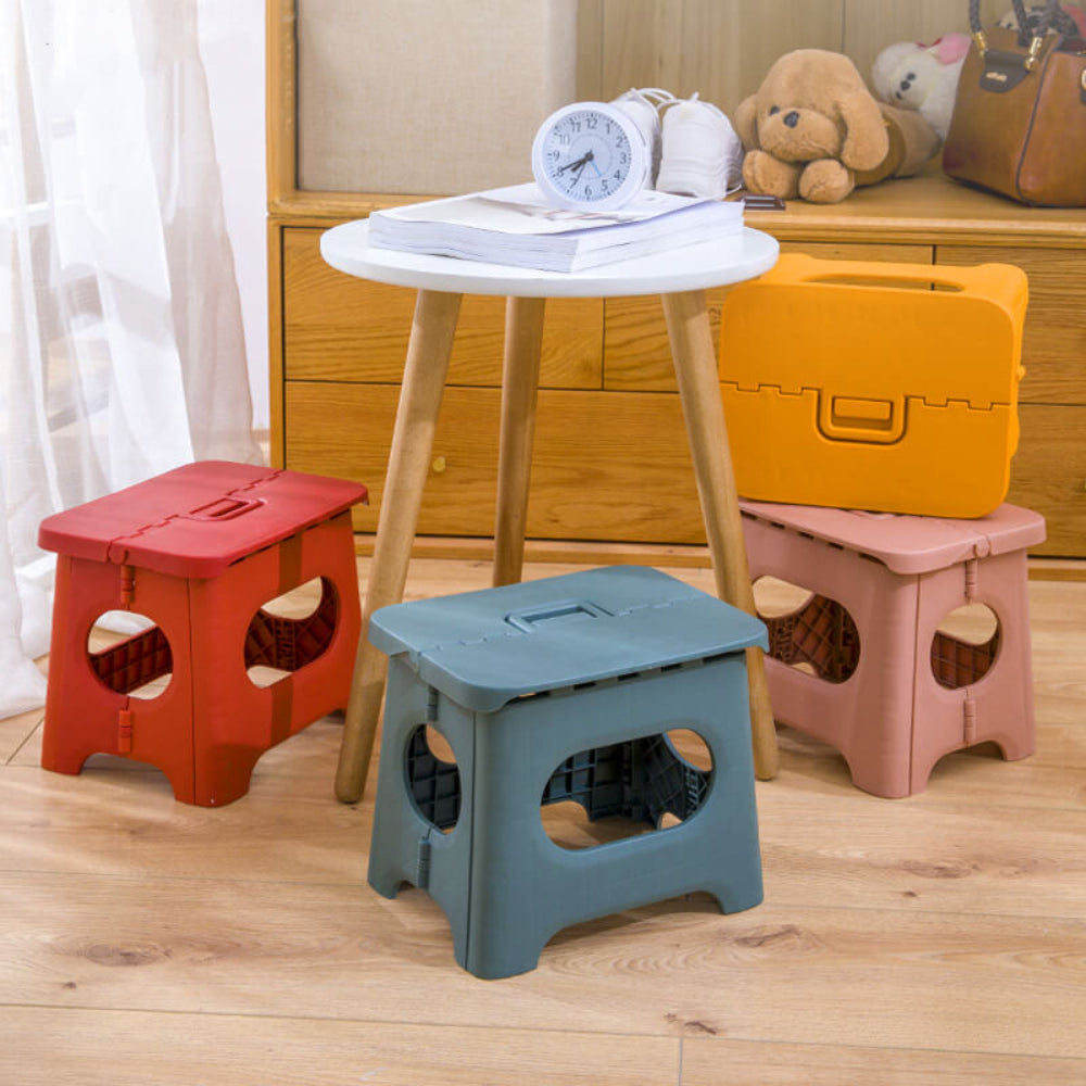 Lightweight Portable Foldable Step Stool With Carry Handle NALANI
