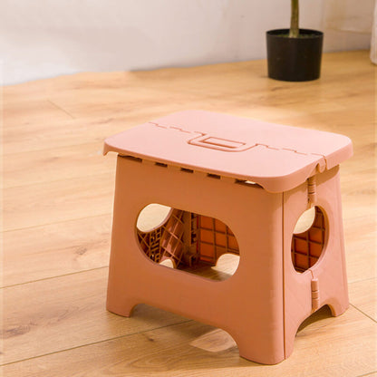 Lightweight Portable Foldable Step Stool With Carry Handle Pink Medium NALANI