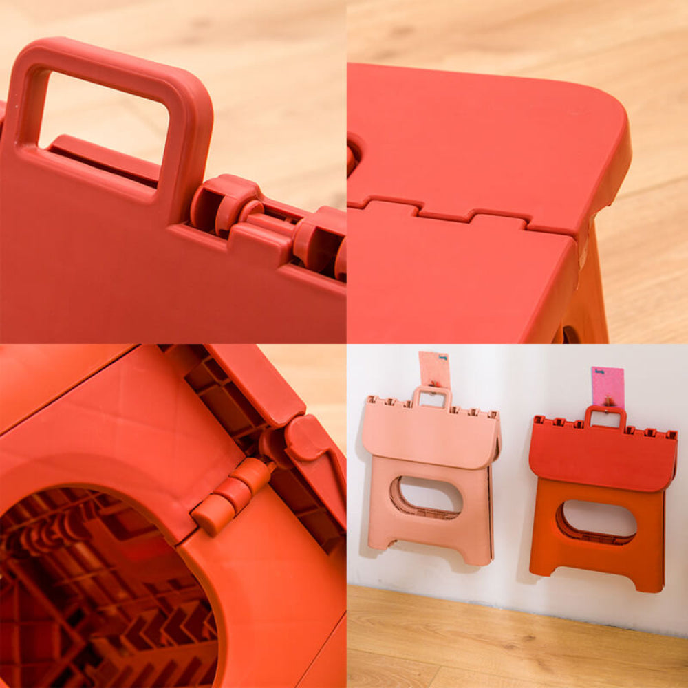 Lightweight Portable Foldable Step Stool With Carry Handle NALANI