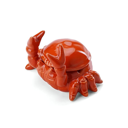 Oriental Crab Ceramic Ashtray Sculpture for Modern Tables NALANI