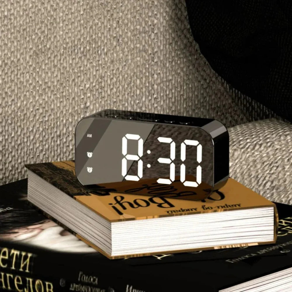 LED Alarm Clock With Voice Control And Temperature Display NALANI