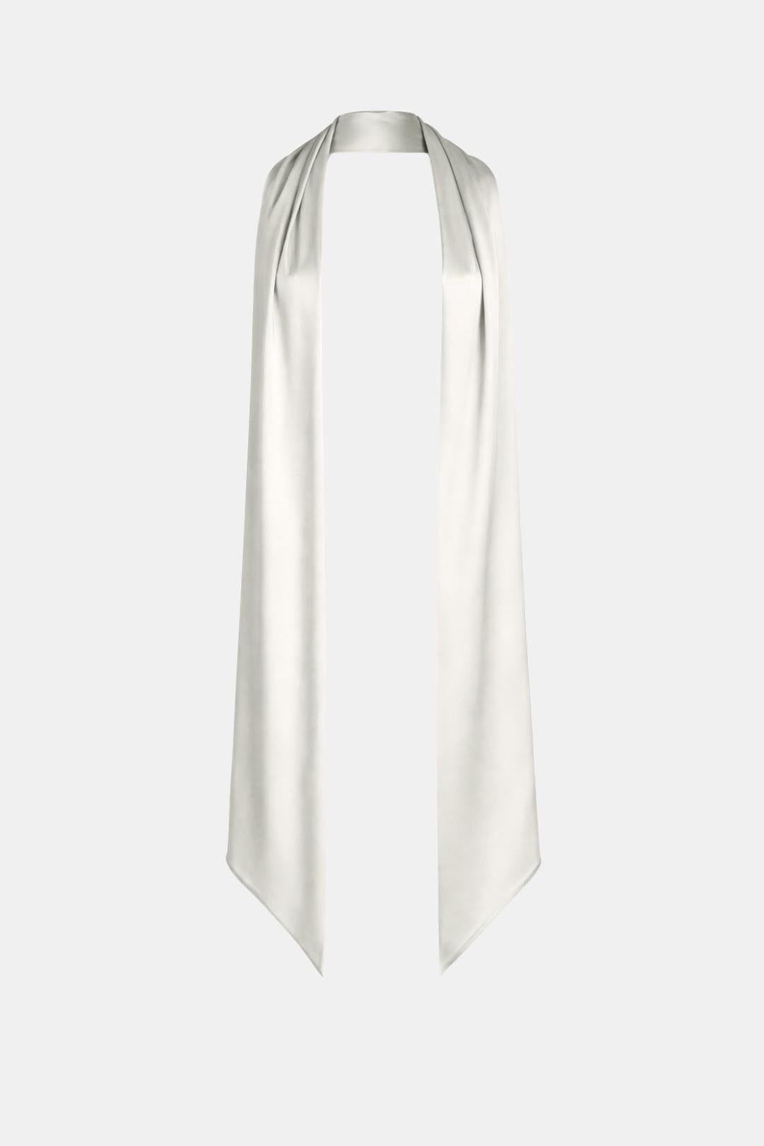 Theya Elegant Satin Scarf For Timeless Draped Look Everyday Style